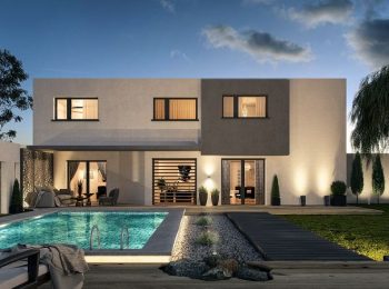 maison toit plat
